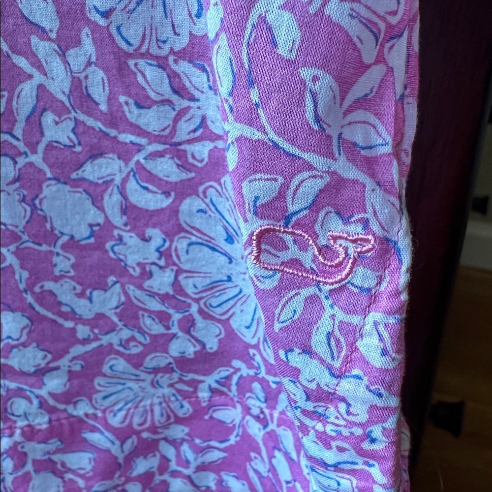 Vineyard Vines Fuscia and White Lucaya Tunic NWT - Picture 3 of 5